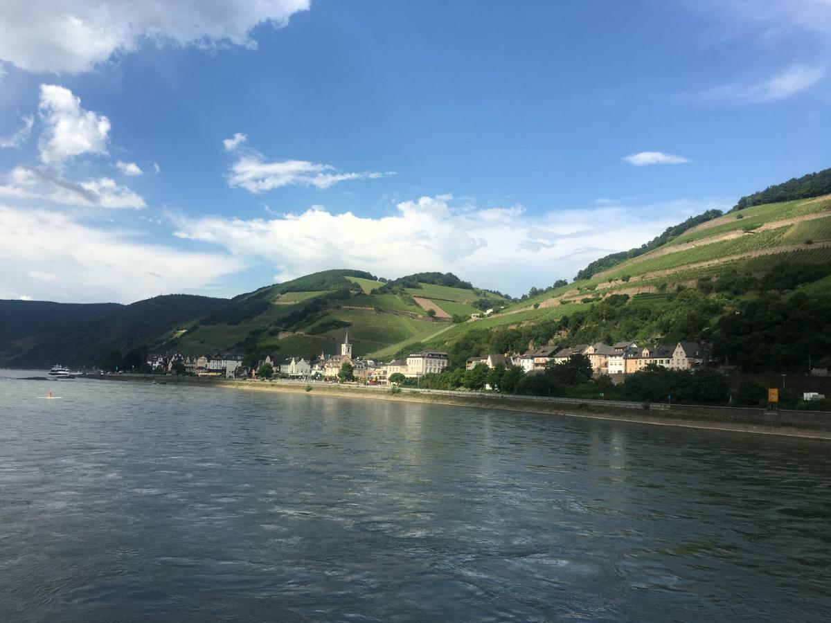 Апартаменты Haus Am Weinberg Рюдесхайм-на-Рейне Экстерьер фото